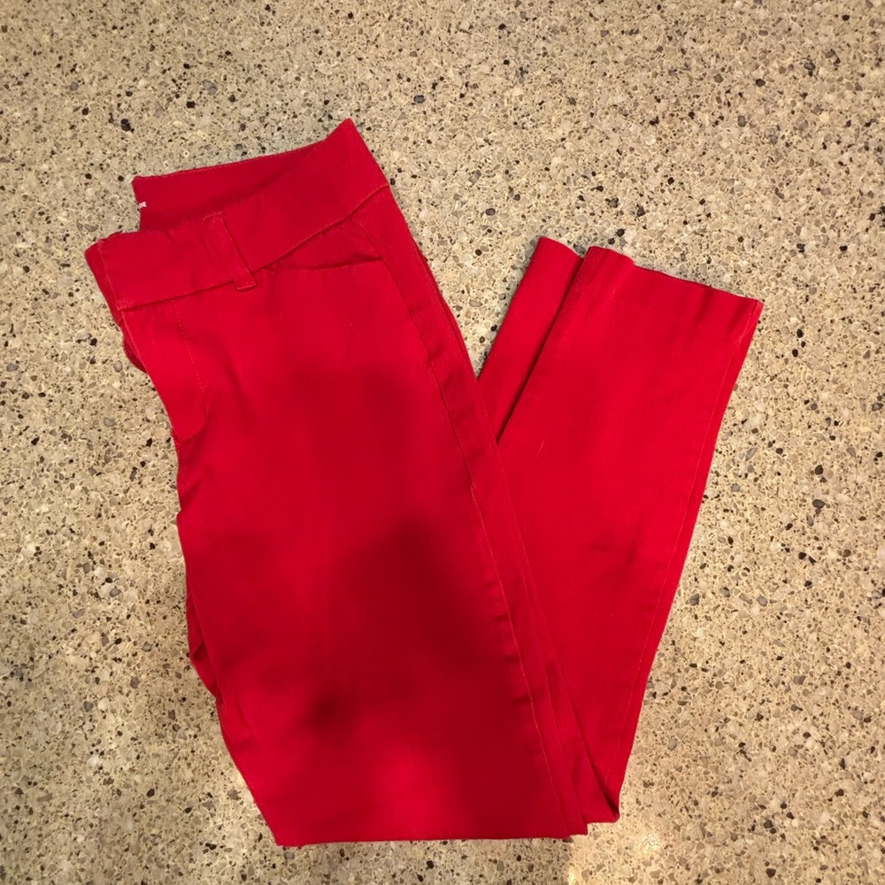 Old Navy Pixie Pant, Size 0, Like New, Red